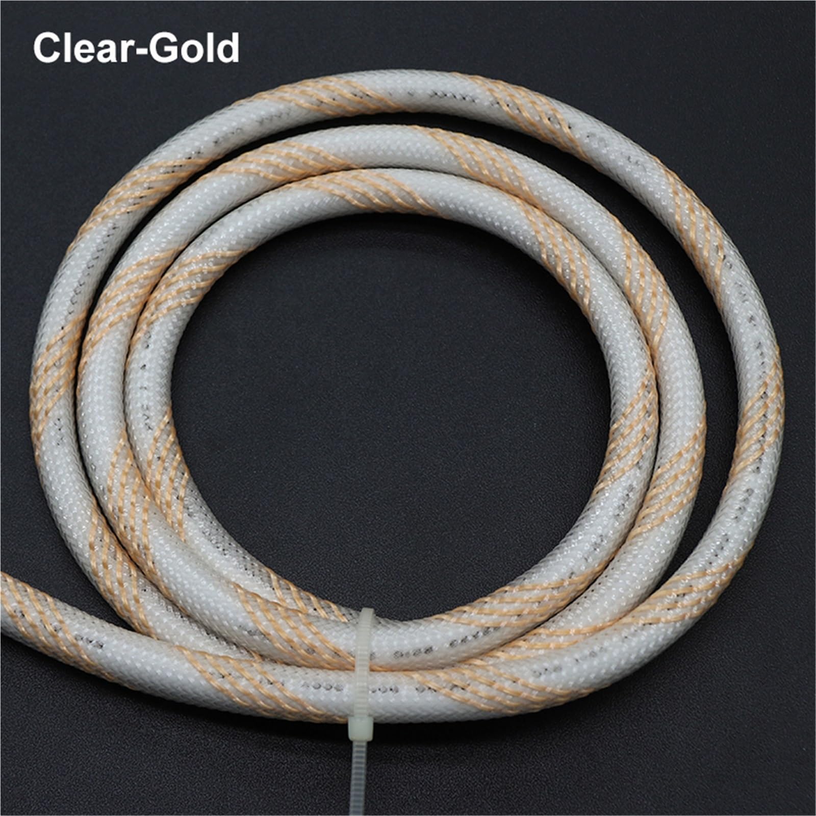 Funda Cables Electricos 1~50M Expandable Cable Sleeve Dia 2/4/6/8/10/12/16mm Tight Braided Insulated Line Protection Wire Wrap Sheath(Yellow,2mm,50m)