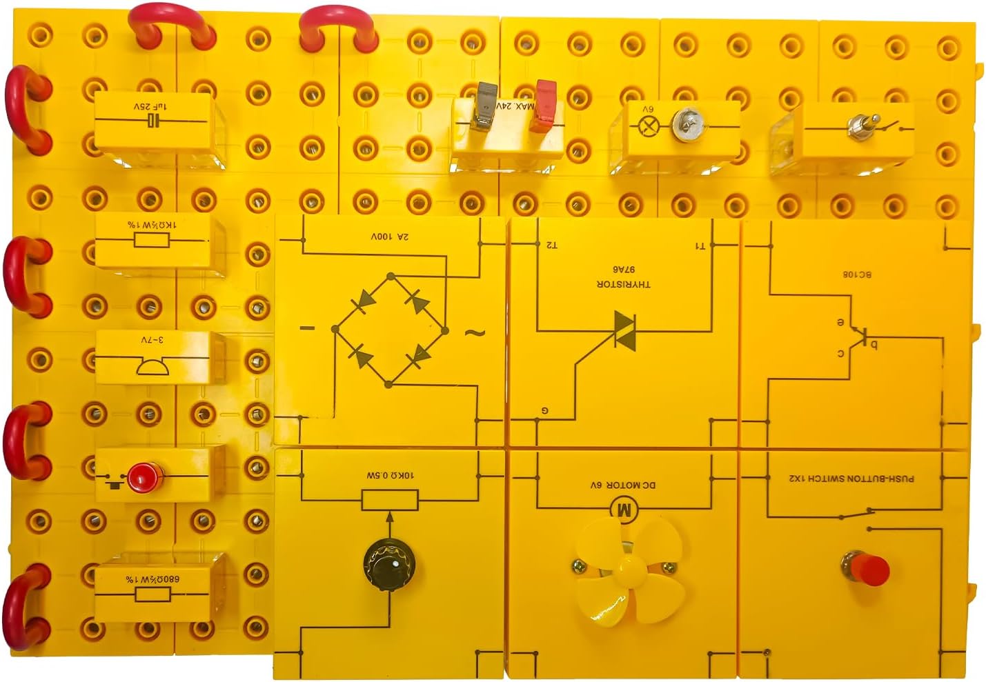 King Mariot Medical EquipmentsSmall Demo Instrument MSC-01 | Safety Circuit Board, Visible Component Module, Safety Leads | Educational Electronics Kit