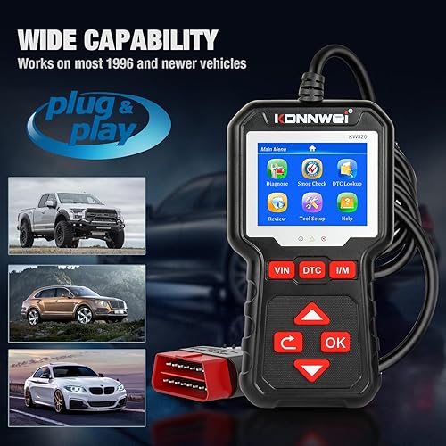 Miniatura 4 de Escáner KW320 OBD2 + probador de batería KW710