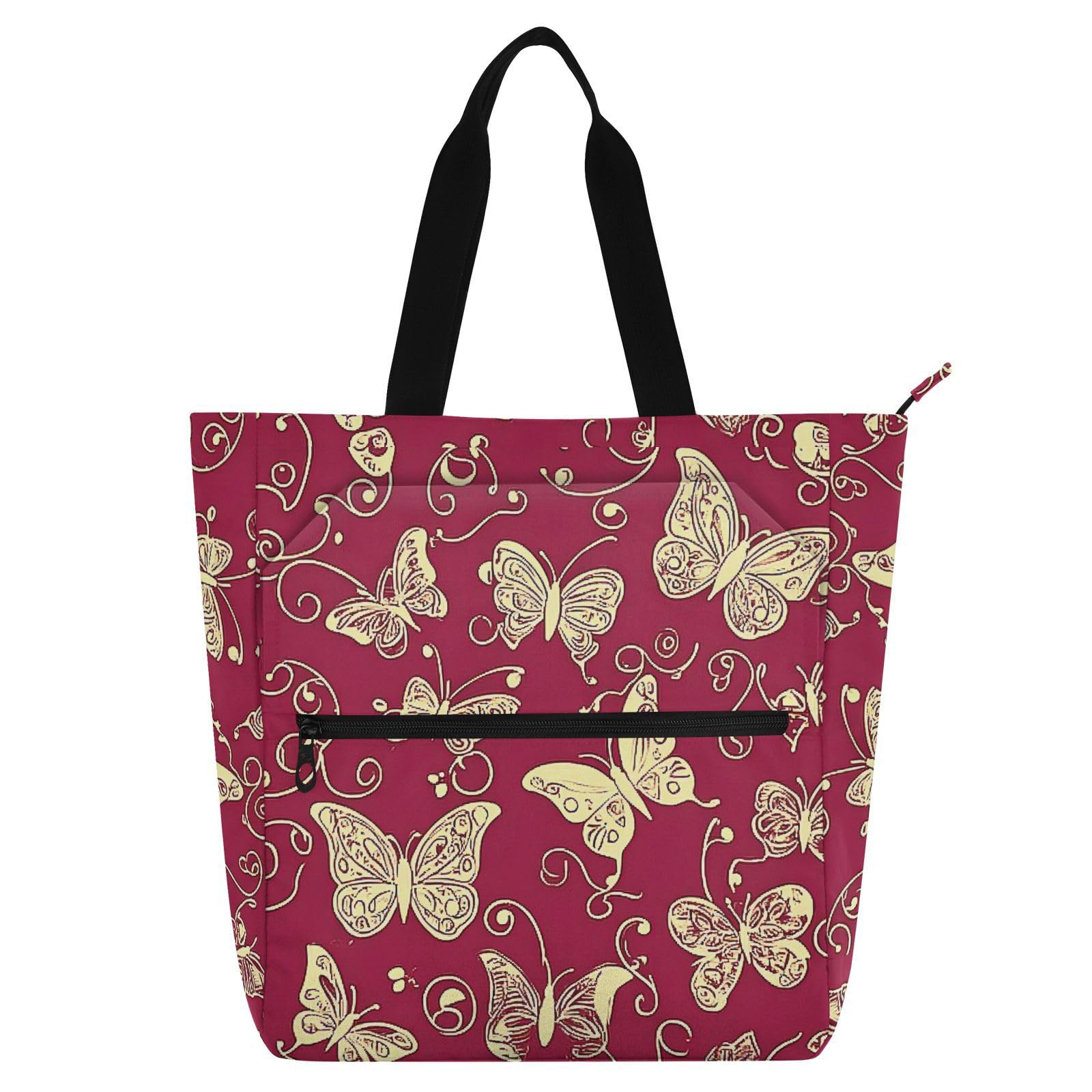 Bolsas de mano rojas para mujer y niños estilo bohemio 8