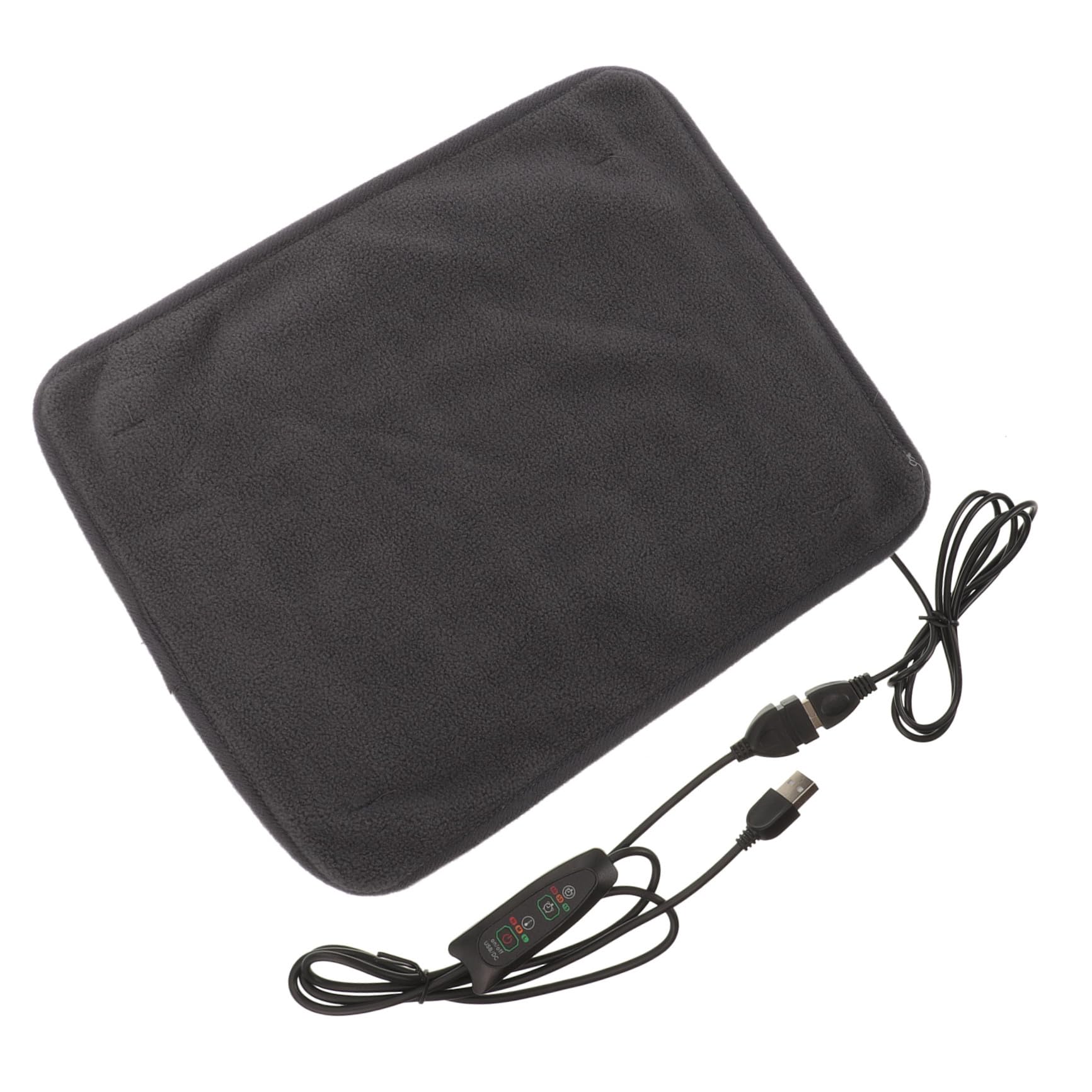 HEMOTON Verstellbare Heizmatte Für Haustiere USB-heizkissen Für Hunde Und Katzen Für Sofa Bett Und Reisen Mit Temperaturkontrolle Und Abnehmbarem Bezug in Tiefgrau