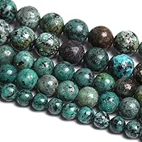 Vista 66 de 12MM 30 unidades de cuentas sueltas de jaspe obsidiana de copo de nieve marrón natural para hacer joyas, pulseras DIY