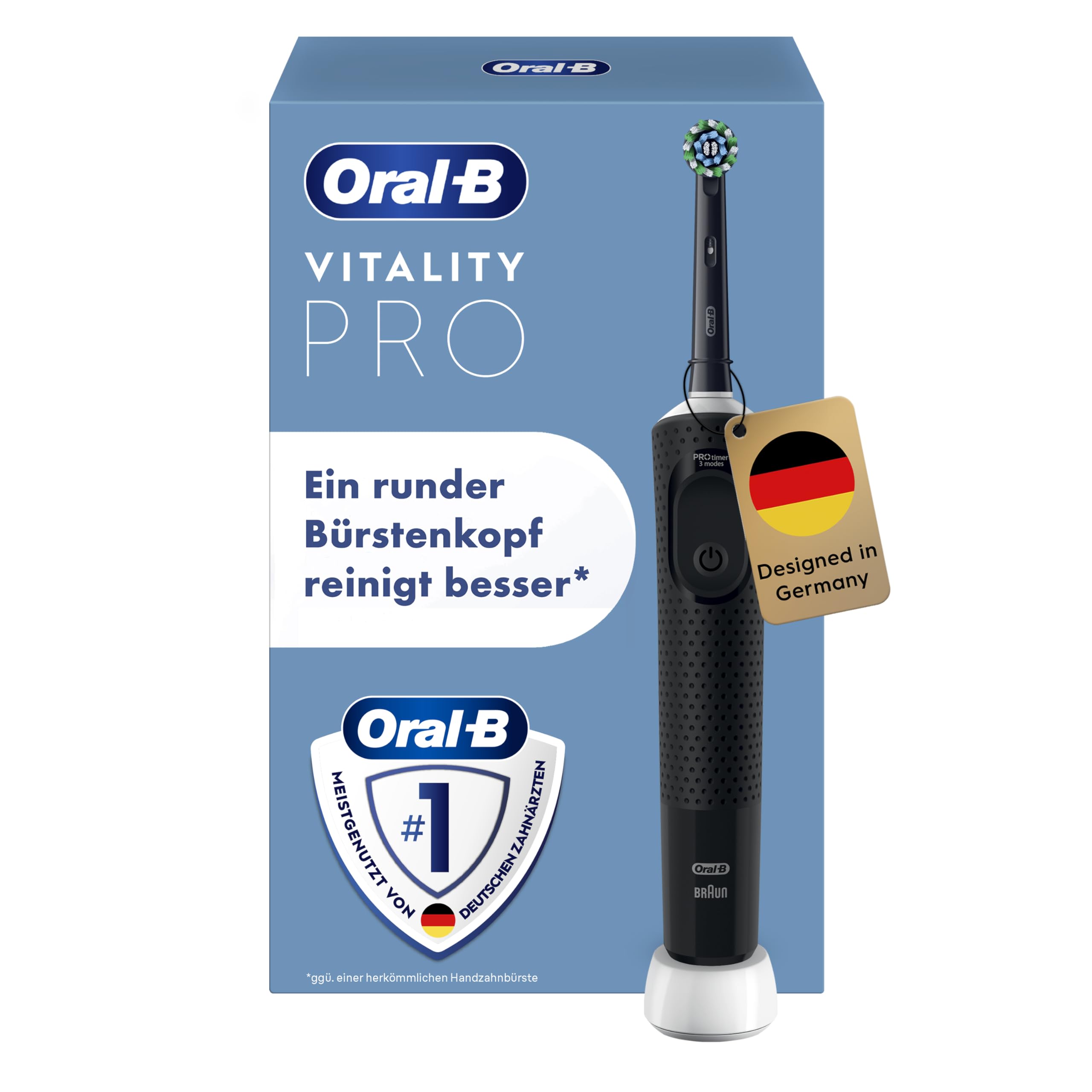 Oral-B Vitality Pro Elektrische Zahnbürste Schwarz