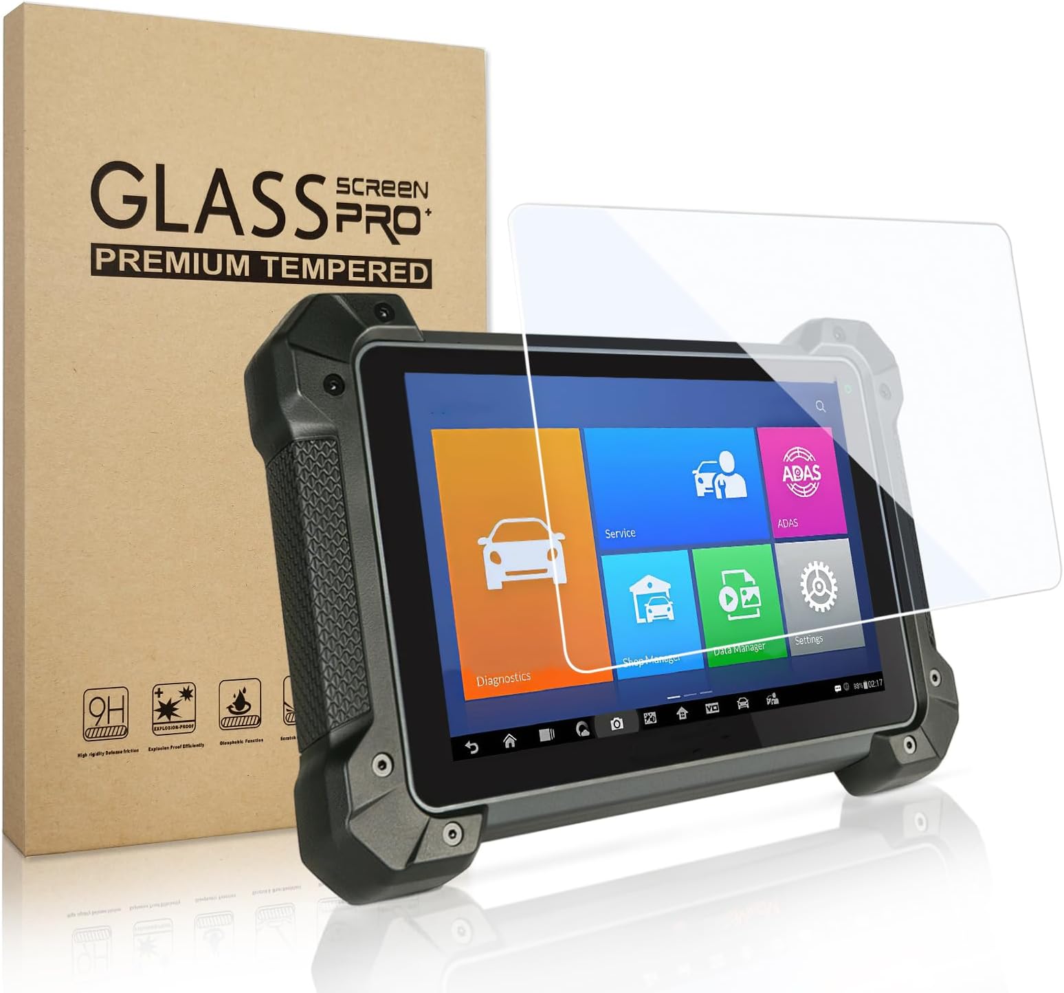 Dureza 9H Antiarañazos Mr.Shield Protector De Pantalla Para Autel MaxiSys Protector 9H Antiarañazos