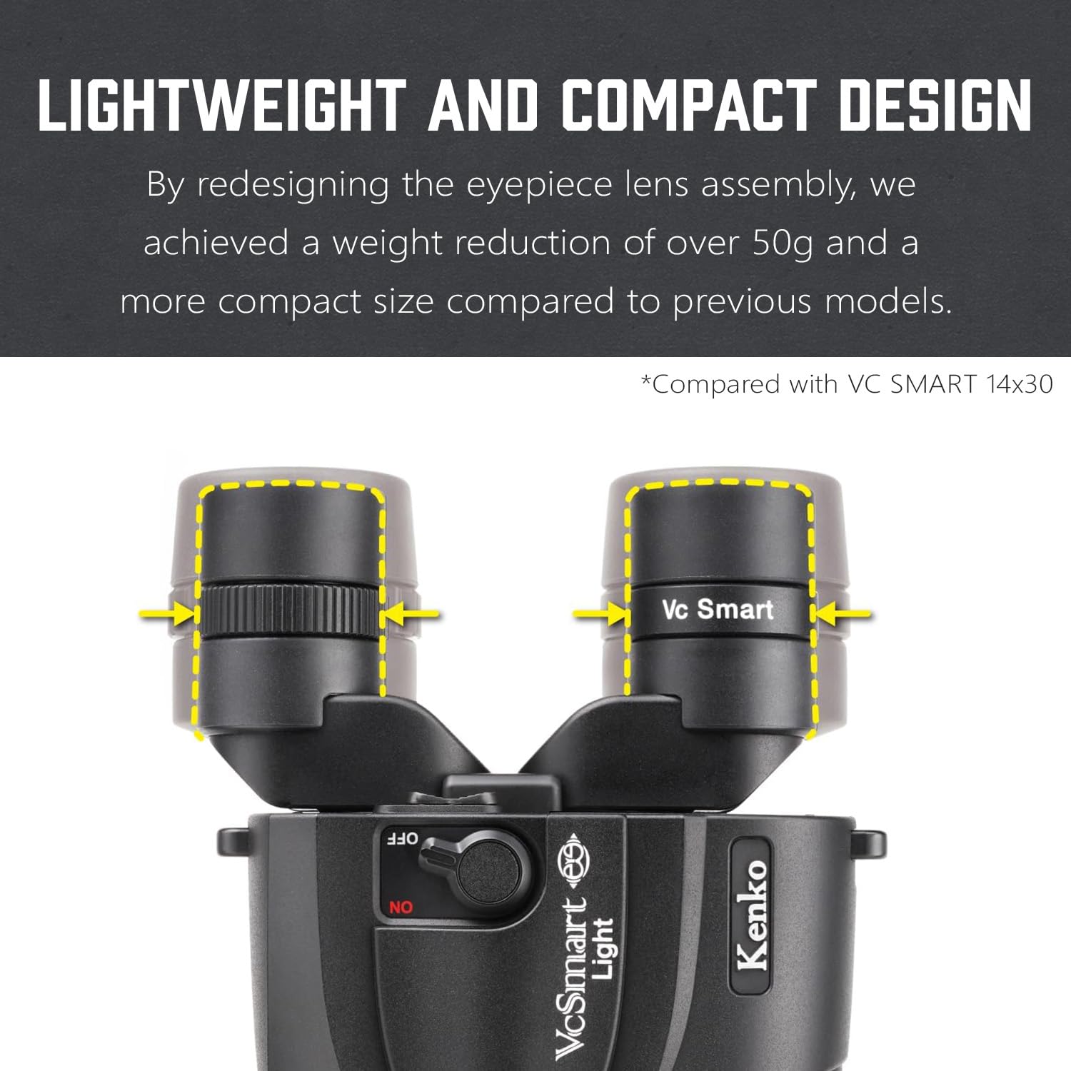Amazon.com : Kenko Image stabilized Binoculars Vc Smart 14x30