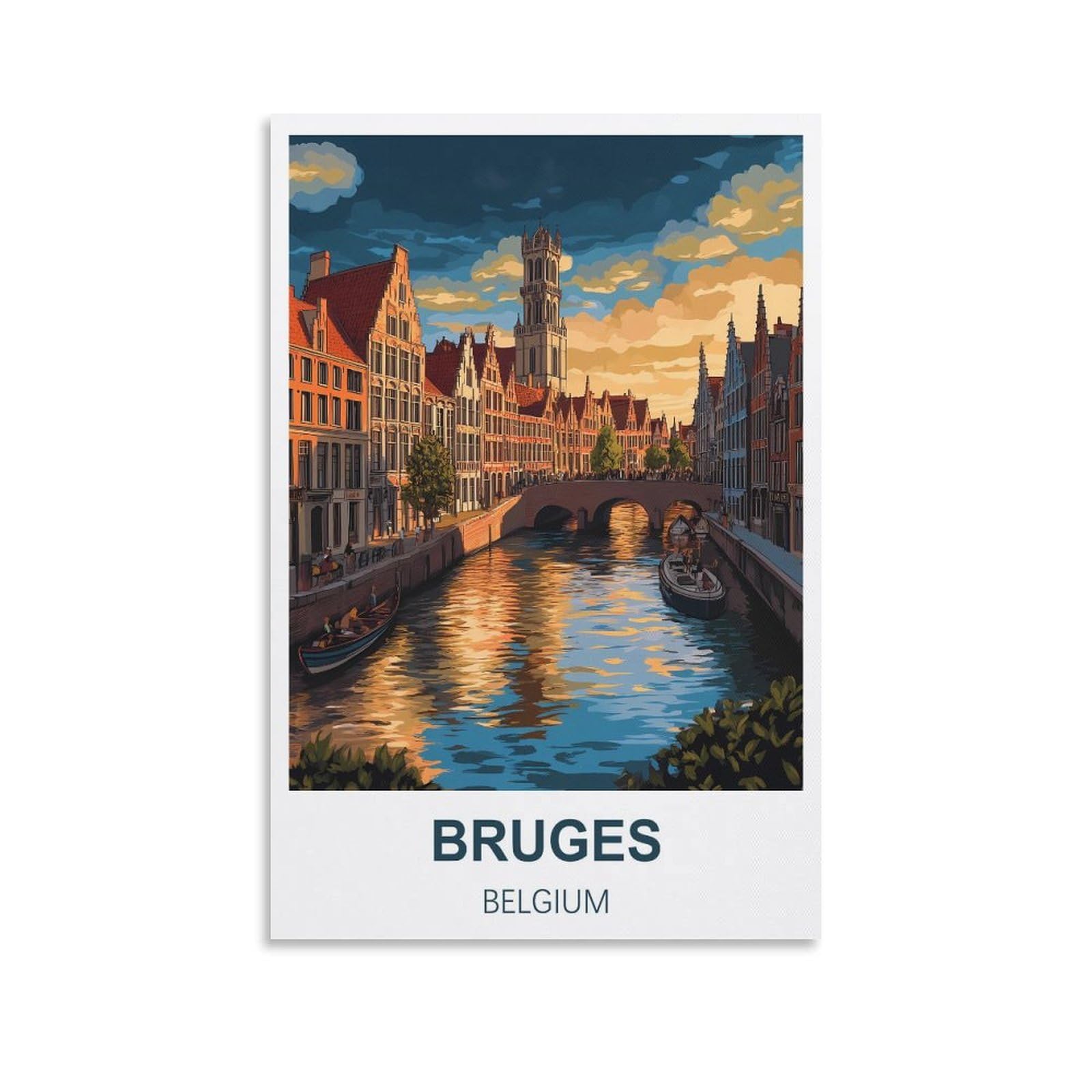 2000 pieces jigsaw puzzle Bruges Belgium Puzzle 2000 parts paper puzzle adult children learning toys family decompression game 70x100cm
