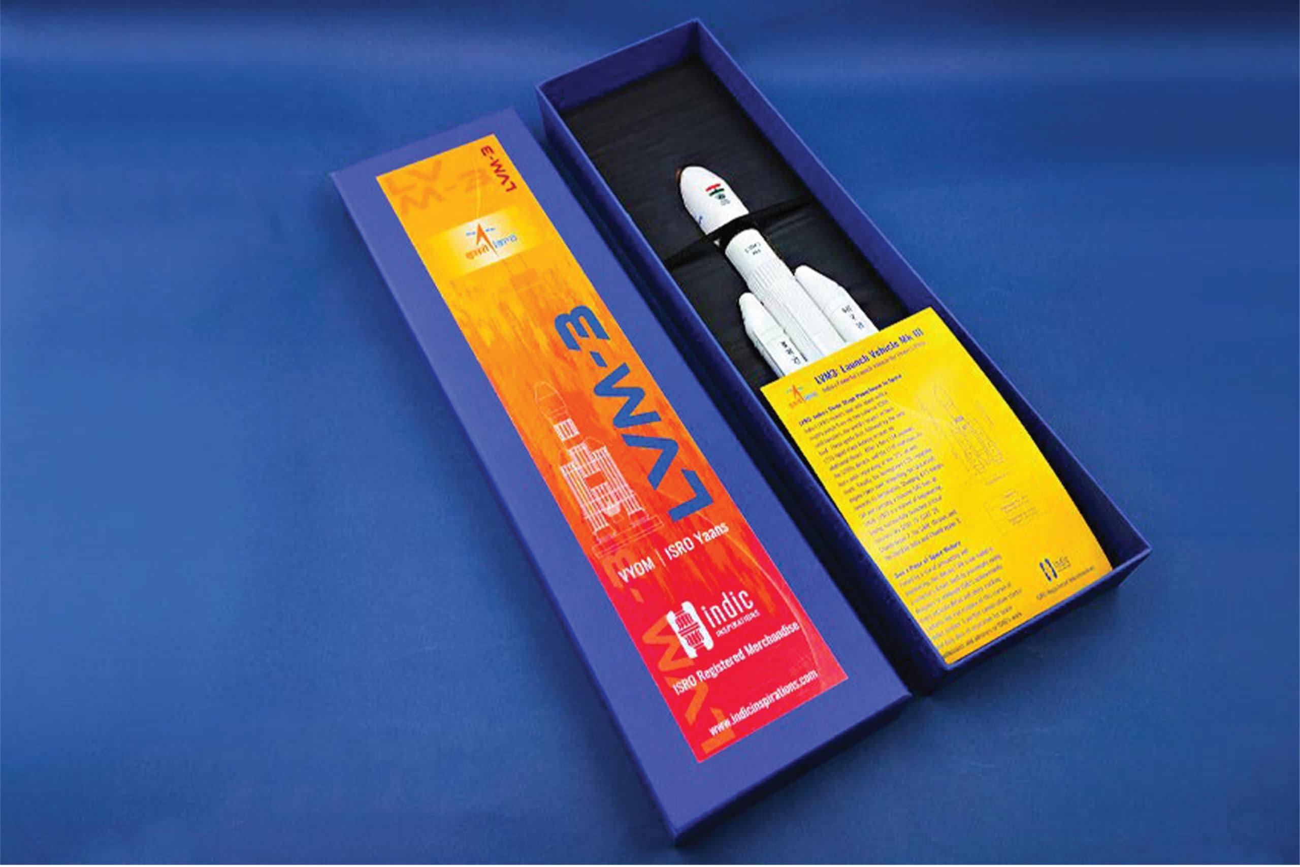 LVM | GSLV MK III | Diecast Scale Model 1:200 | Diecast ABS Plastic, Durable & Detailed | Made in India | Collector's Item for Desk Decor for Space Enthusiasts! 1