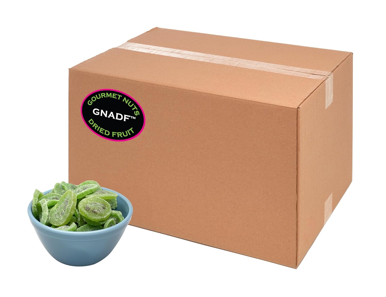 GNADF | Dried Sweetened Kiwi Slices | Available in 5, 10, 25 Lb. Sizes | Gourmet Nuts And Dried Fruit | (5 lbs)