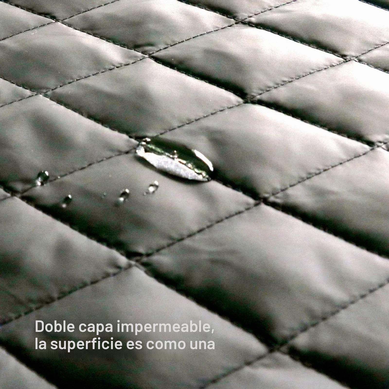 Funda para Piano Vertical -Cubierta Vertical del Piano | Funda impermeable de algodón prensado con costuras cruzadas -para piano vertical universal (155*35*125cm)
