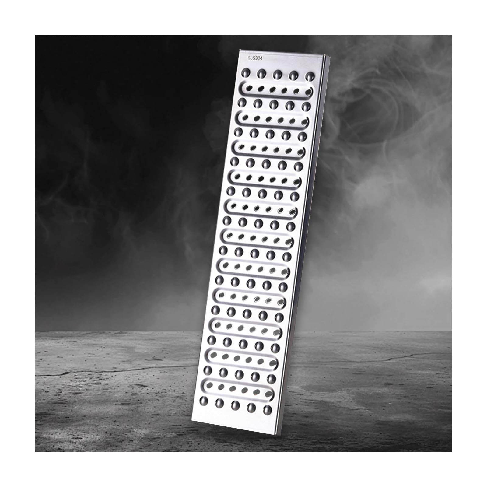 Couvercle de vidange durable en matériau robuste pour terrasses