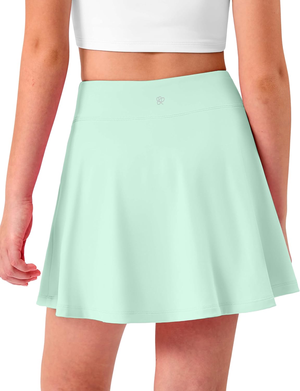 Girls Tennis Skirt with Pockets Pleated Athletic Skort Kids Golf Running School Uniform 2-in-1 Skirts Size 5-15Y