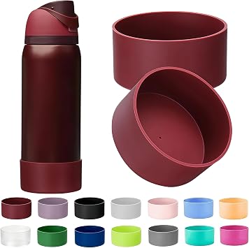 2PCS Protective Silicone Boots for Owala 24oz & 32oz FreeSip Water Bottles