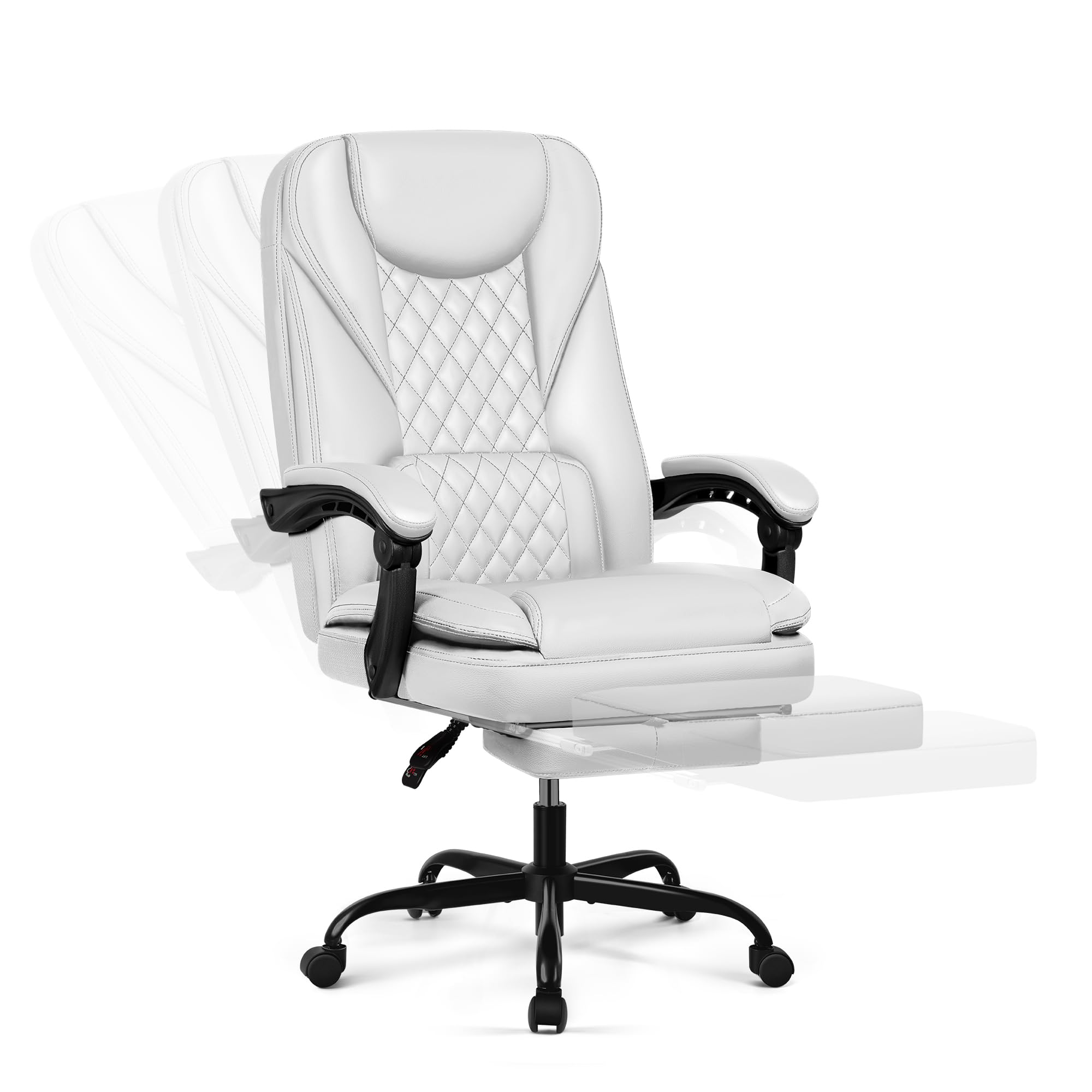 DoChair Fauteuil de Direction, Chaise Bureau Large Ergonomique Dossier