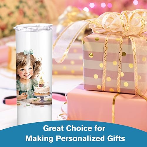 Miniatura 8 de Koala - Papel adhesivo transparente para tobogán acuático sin pulverización, 20 hojas y blanco sin pulverización, para impresora de inyección de