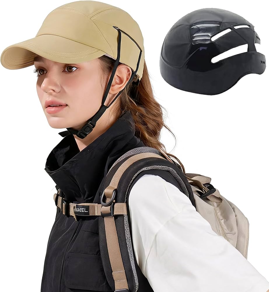 | 自転車用ヘルメット 帽子型 レディース メンズ (CE認証