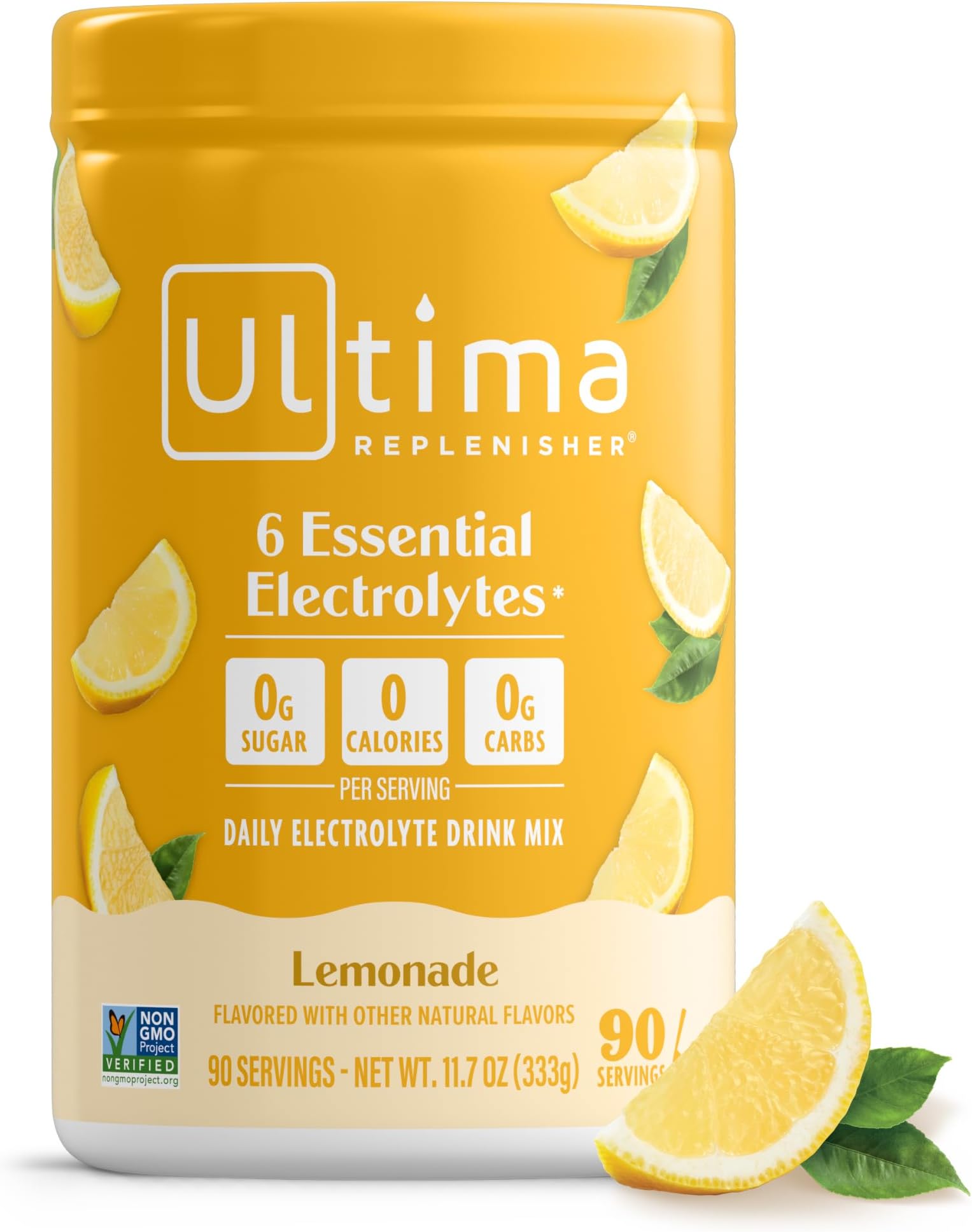 Ultima Replenisher Daily Electrolyte Powder Drink Mix, 90-Serving Canister