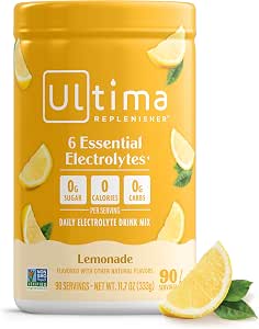 Ultima Replenisher Daily Electrolyte Powder Drink Mix, 90-Serving Canister