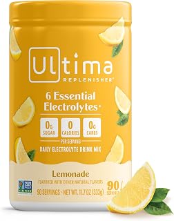 Ultima Replenisher Daily Electrolyte Powder Drink Mix, 90-Serving Canister