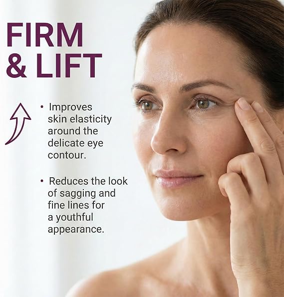 Calcium Dark Spot Eye Cream For Dark Circles And Puffy Eyes - Under Eye Cream Anti Aging Eye Care To Reduce Wrinkles - Hydrating & Firming Under Eye Brightener, Eye Bags Remover Women & Men