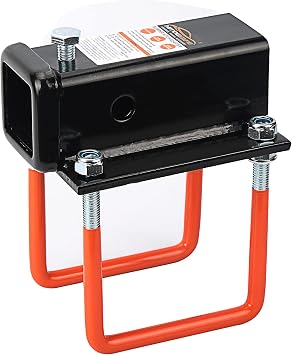 HITOWMFG RV Bumper Bike Rack Carrier Hitch Receiver Adapter for 4" Square RV Bumpers Bike Cargo Coachman