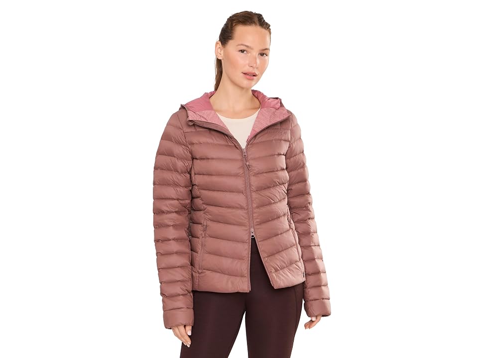 Smartwool Winterloft Hooded Jacket Women's Coat Mocha: Md, Nylon In Brown