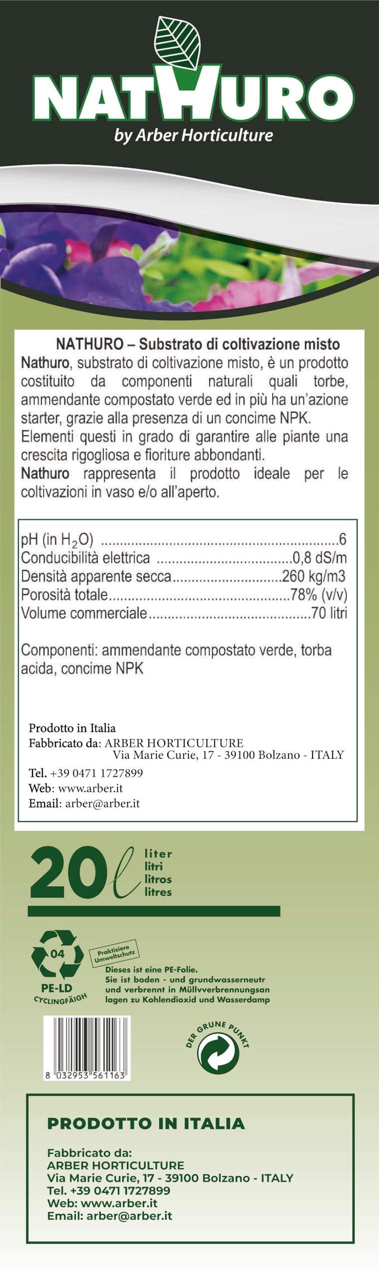 KB Terriccio Universale Classic Ideale per la coltivazione di ogni tipo