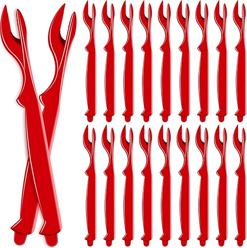 Juego de 20 piezas de galletas con patas de cangrejo, juego de herramientas para langosta, cangrejo, cangrejo, langostinos, camarones, cuchillo