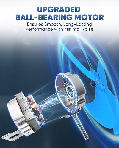 Miniatura 5 de Ventilador de pared de 18 pulgadas para exteriores, ventilador de pared de metal de 4300 CFM, ventilador de pared de alta velocidad de 3 velocidades