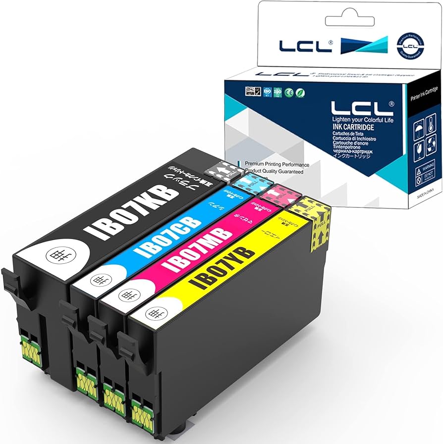 Amazon.co.jp: LCL エプソン用 IB07 IB07CL4A IB07CL4B 大容量 IB07KB