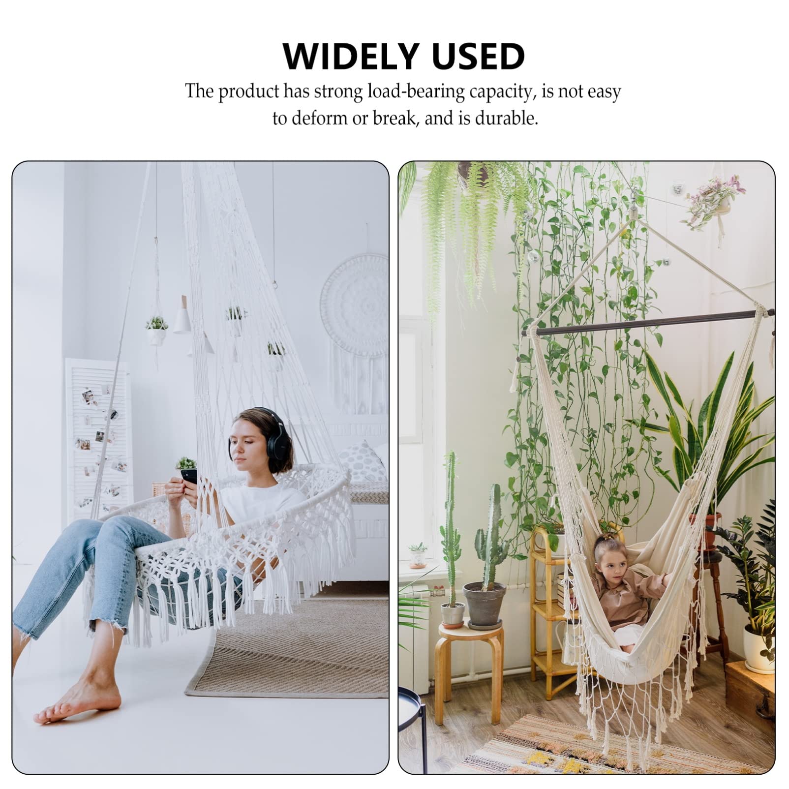 SOESFOUFU Sturdy U-Shaped Pipe Hooks Fixed Anchors for Wall Ceiling Hooks Matching Screws