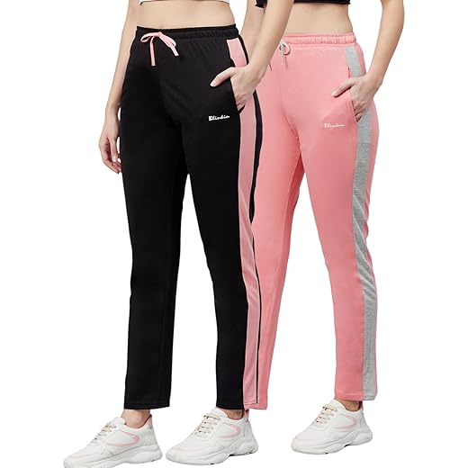 BLINKIN Womens Relaxed Fit Pajamas Combo, Pack of 2