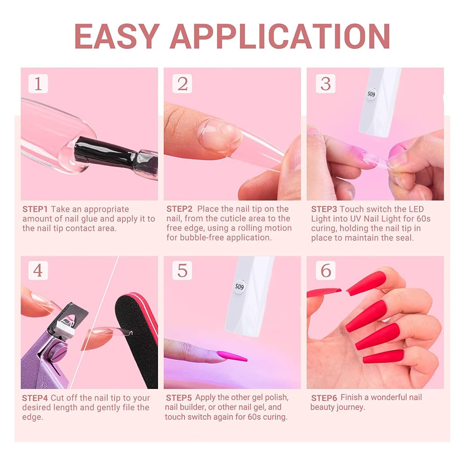 Lampada UV per Unghie, Lampada UV Portatile Ricaricabile a Polimerizzazione Rapida per Unghie in Gel, Senza Fili con Timer Touch Control Batteria da 2500 MAh per Manicure Fai da Te a Casa
