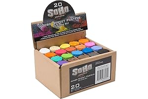 Jumbo Sidewalk Chalk Pastels for Kids