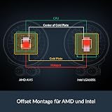 ARCTIC Liquid Freezer III Pro 420 - Dissipatore AIO per CPU, 3 x 140 mm Raffreddamento a Liquido, Radiatore da 38 mm, Pompa PWM, Ventola VRM, AM5/AM4, Intel LGA1851/1700 Telaio di Contatto - Nero - 5