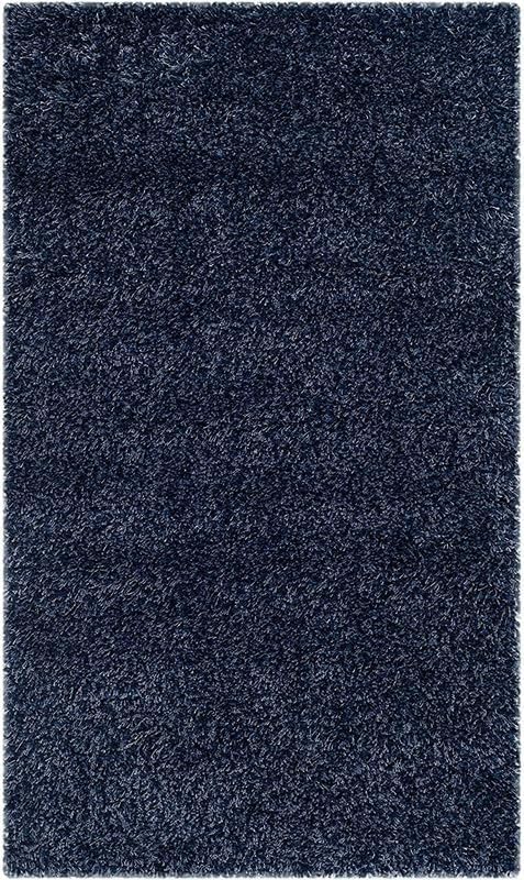 Image of Shaggy Carpet for Living Room 12X15 FEET Fluffy Plush Area Rug, Thick Fur Floor Carpet Modern Cozy Rug for Home Decor, Kids Room Bedside Hall, Durable Comfortable Shaggy Rug (Blue,)