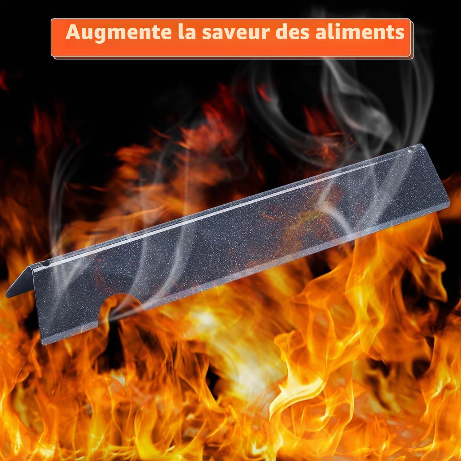 GFTIME Flavorizer Bars et déflecteurs de Chaleur pour Weber Genesis II/LX 300 Series II E-310, 330, 335, II S-335, II LX S/E-340 (2017 et Plus récent), Plaque à Flamme pour Weber 66032 66040