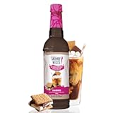 Jordan&apos;s Skinny Syrups Sugar Free Coffee Syrup&comma; Smore&apos;s Flavor Drink Mix&comma; Zero Calorie Flavoring for Lattes&comma; Protein Shake&comma; Food & More&comma; Gluten Free&comma; Keto Friendly&comma; 25&period;4 Fl Oz&comma; &lpar;Pack of 1&rpar;