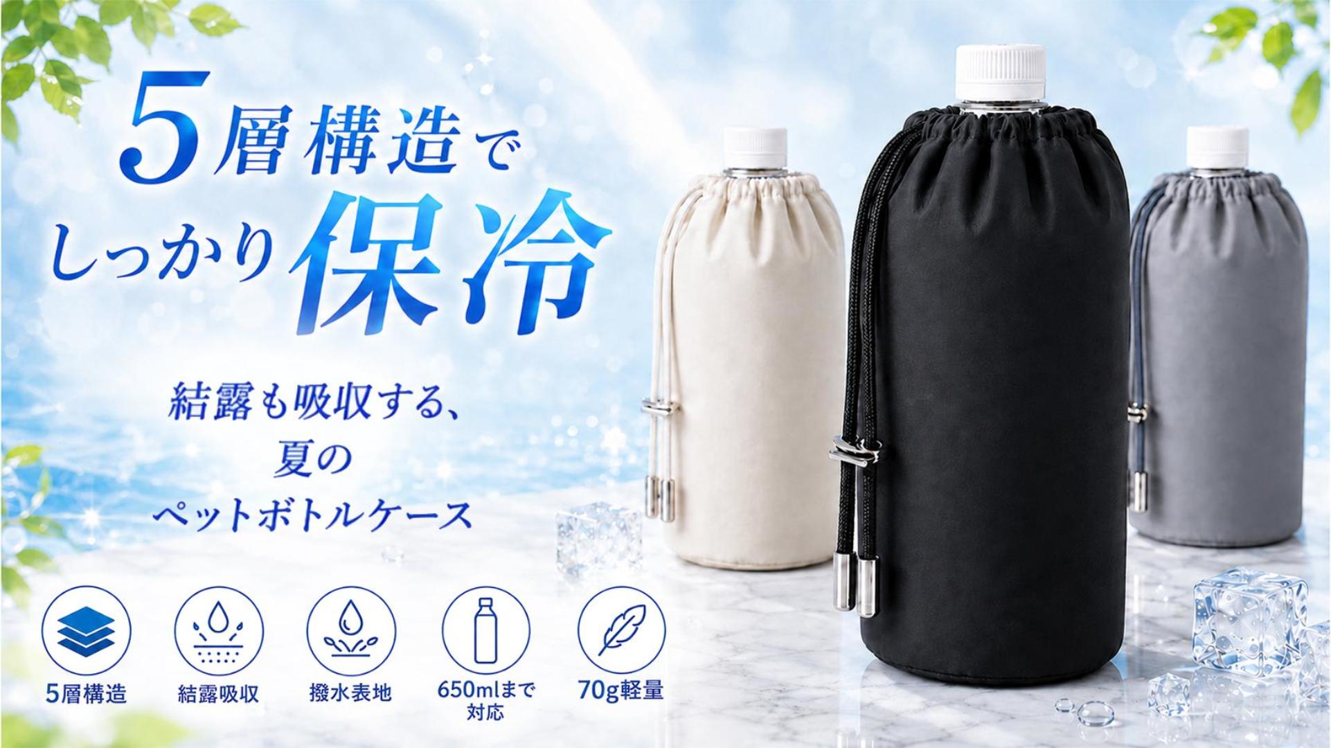Amazon.co.jp: GOKEI ペットボトルケース 保冷 5レイヤー構造 結露対策