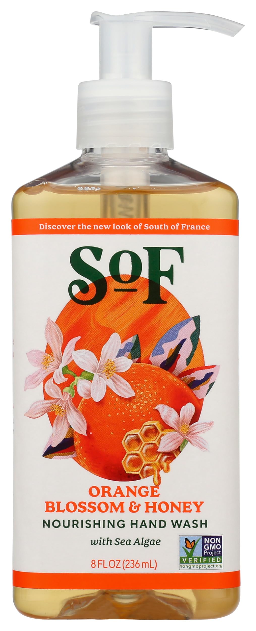 Amazon.com : South Of France, Hand Wash Orange Blssm Honey, 8