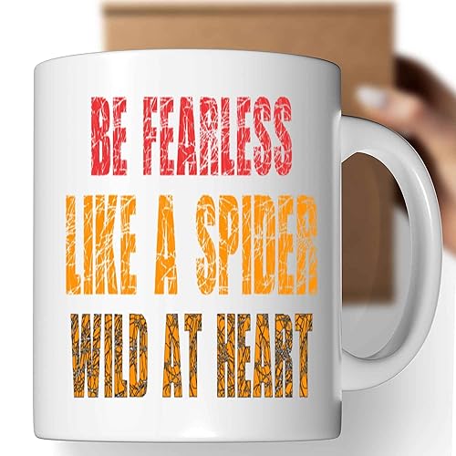 Novelty Gift Unique Insect Gift for Nature Lovers, Collectors - Incredible 3d Printed Spider 11 Oz White Ceramic Coffee Mug