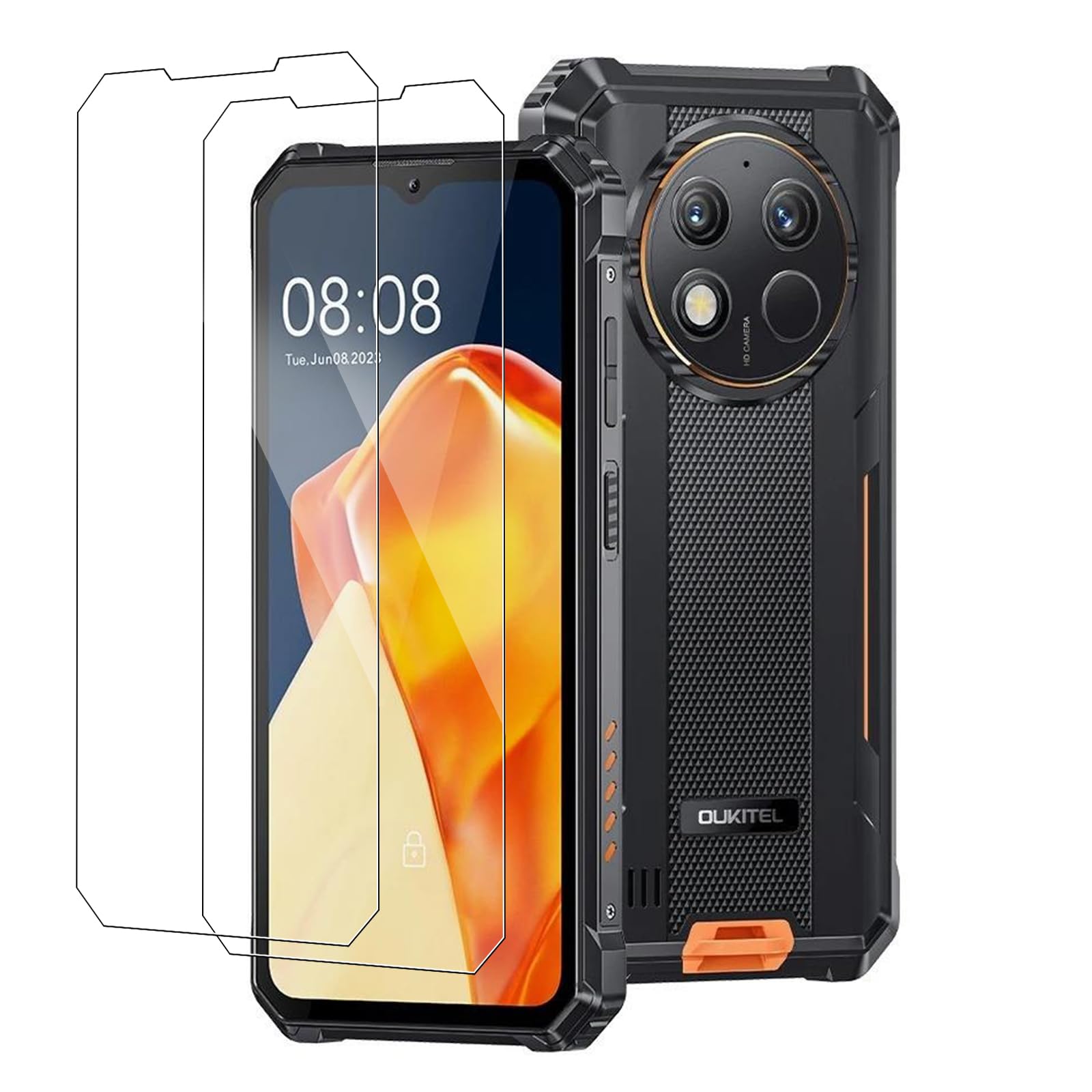 Asoway Vetro Temperato Pellicola Protettiva per Oukitel WP52 [3