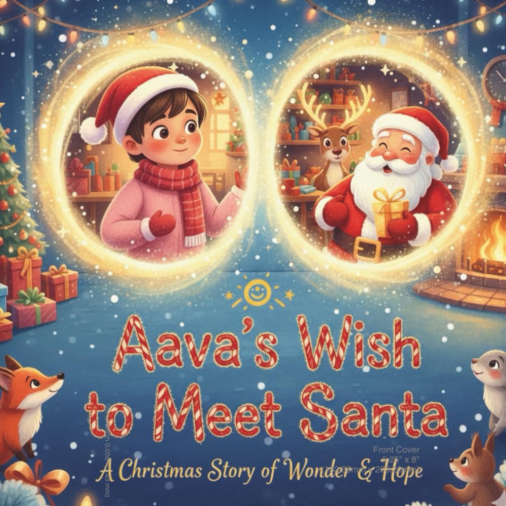 Aava’s Wish to Meet Santa: A Christmas Story of Wonder & Hope