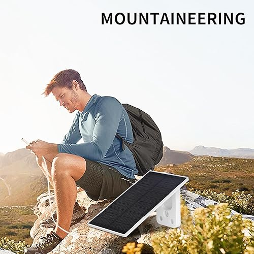 Miniatura 5 de Panel solar de 2 W, cargador solar de batería para teléfono móvil con puerto USB-C, cable de conector para iPhone, aplicación de emergencia al aire