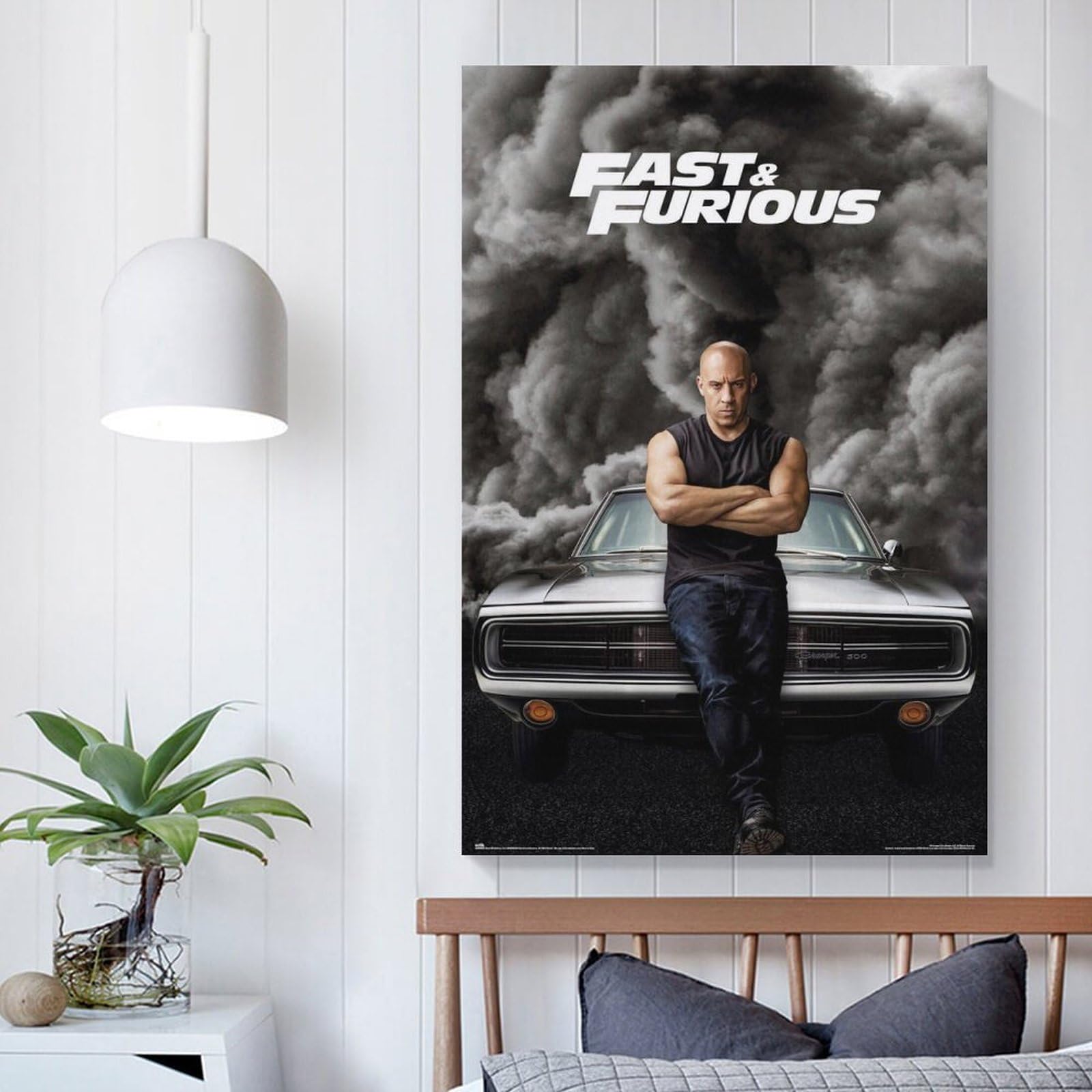 Amazon.co.jp: Fast & Furious - 映画ポスター (Vin Diesel & Dodge