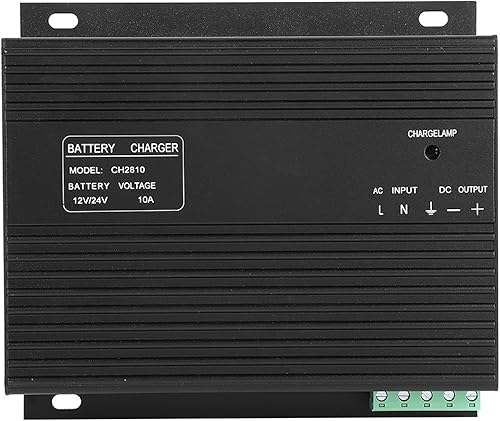 Miniatura 8 de Cargador de batería Genset, CH2810 12V/24V 10A Generator Genset Cargador de batería inteligente, cargadores de batería de herramientas inalámbricas