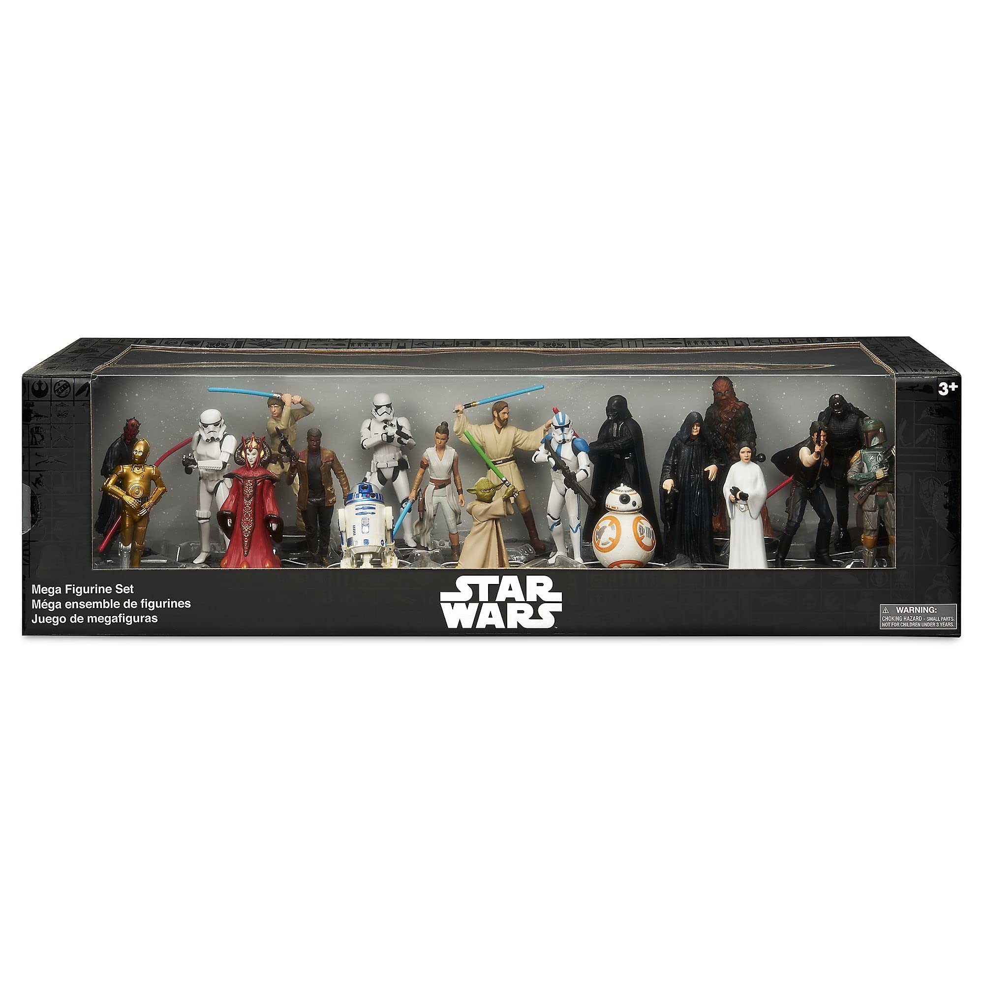 Disney Store Official Star Wars Mega Figurine Playset, 20 Pc
