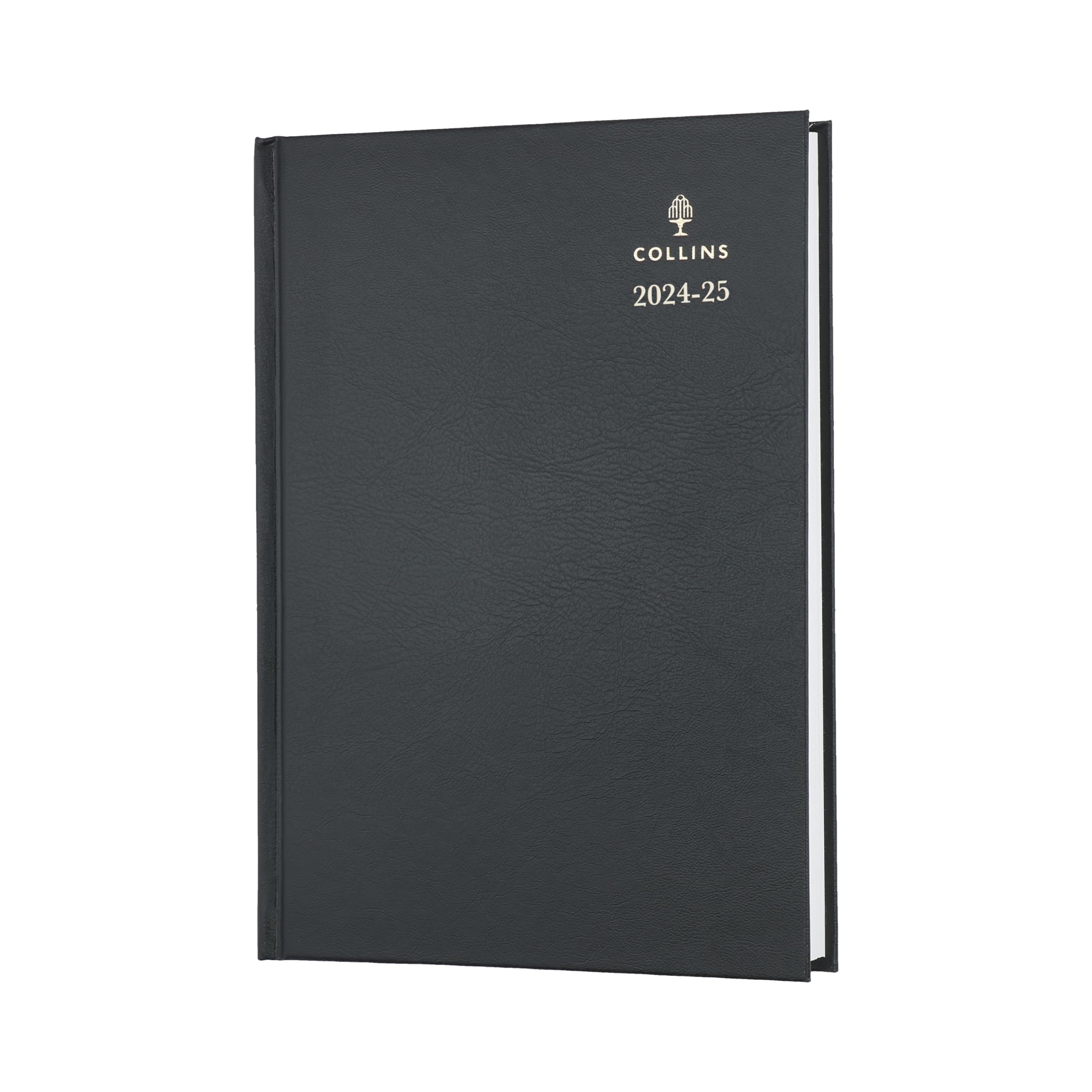 Collins Standard Desk Mid Year Diary Planner A5 Day To A Page Academic Year 2024-25 (Appointments) FSC Paper - Black - Daily Journal for Students, Teachers - 52M.99-2425 - July 2024 to July 2025