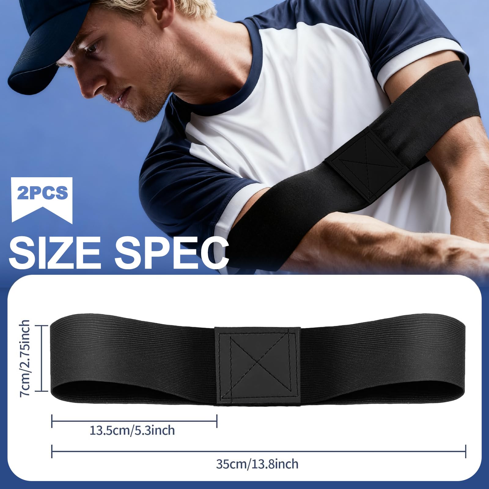 Bandas Brazo Entrenamiento Swing Golf, Corrector Postura, Bandas Elásticas para Swing de Golf, Adecuado Principiantes, Mejorar Postura Swing