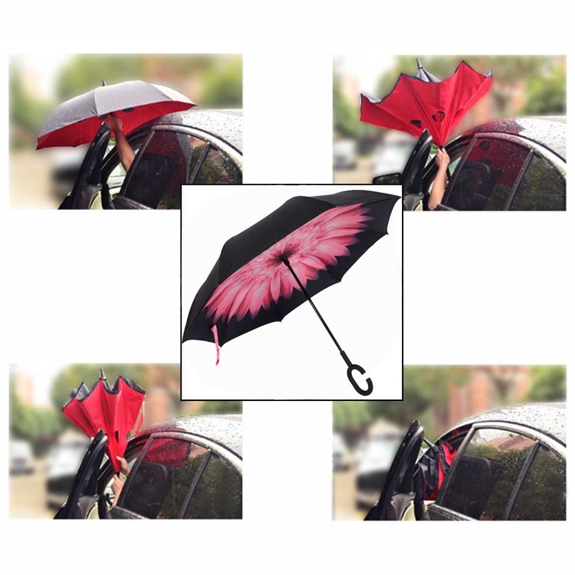 Ombrello Con Stampa Logo Aziendale Christopher - Foto 3