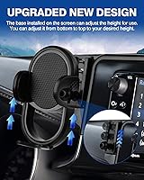 Vista 3 de Autorder Soporte para teléfono de coche para Mercedes Benz EQE 2023 2024 2025, accesorios de montaje de teléfono, pantalla de montaje para teléfono